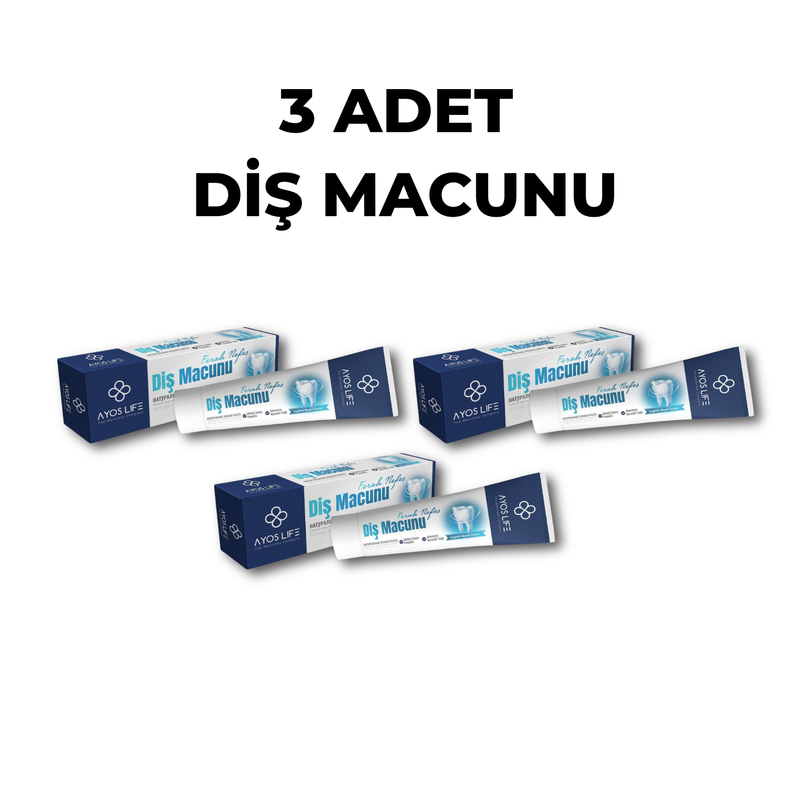DİŞ MACUNU 3 ADET