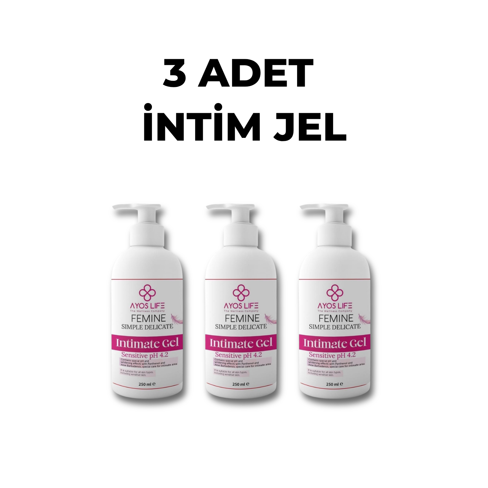 İNTİM JELİ 3 ADET