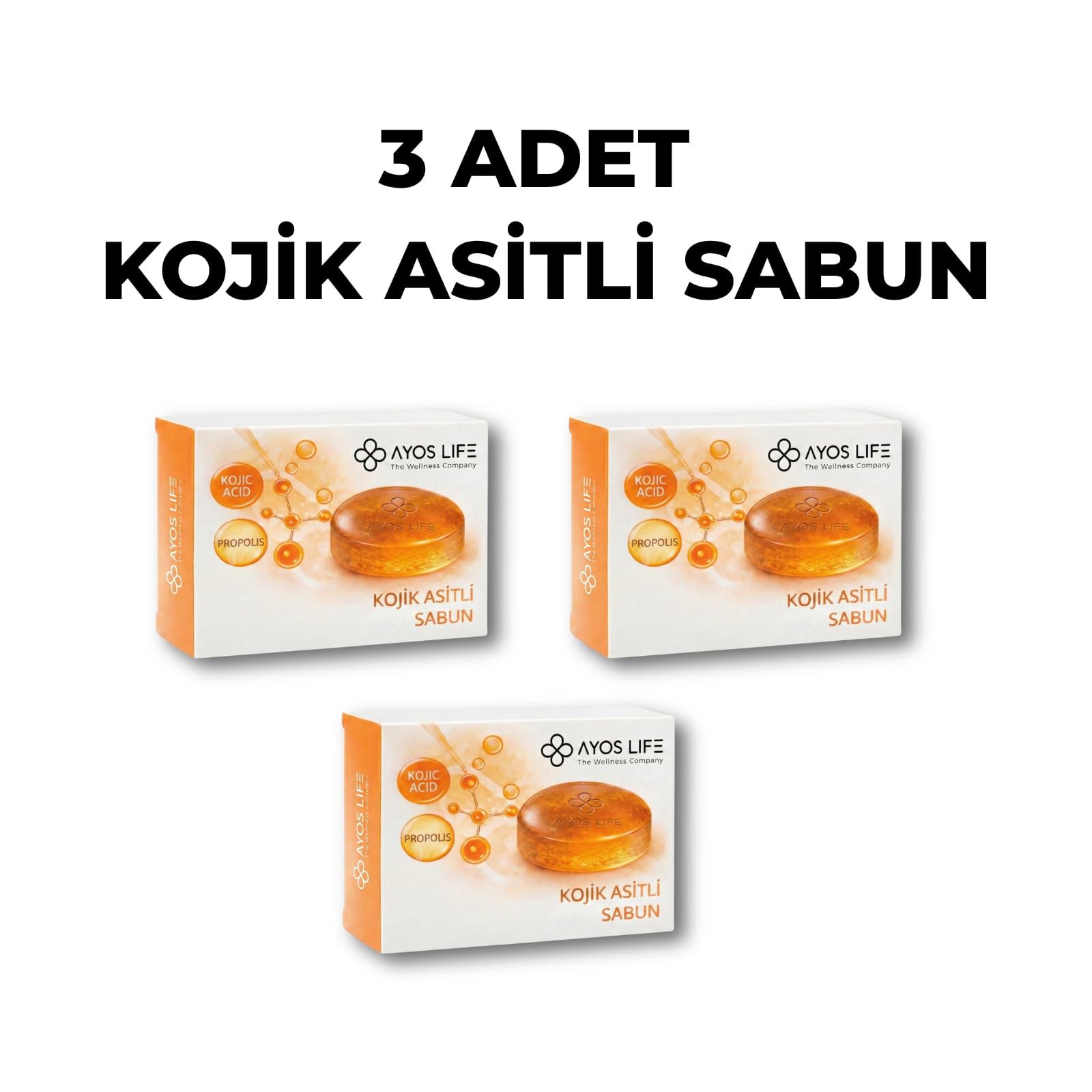 KOJİK ASİTLİ SABUN 3 ADET